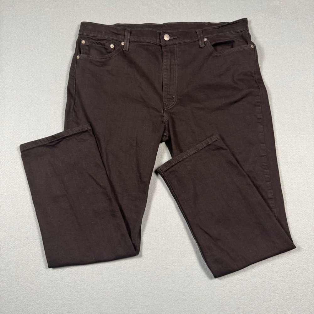 Levis 511 Slim Fit Jeans Mens 40x30 Black Denim‎ WaterLess Stretch 04511-1907